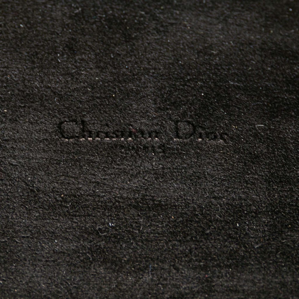 Dior Grained Calfskin Caro Double Pouch - Side view