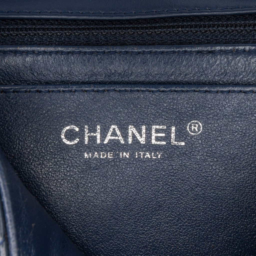 Chanel Mini Square Classic Chevron Patent Flap - 5