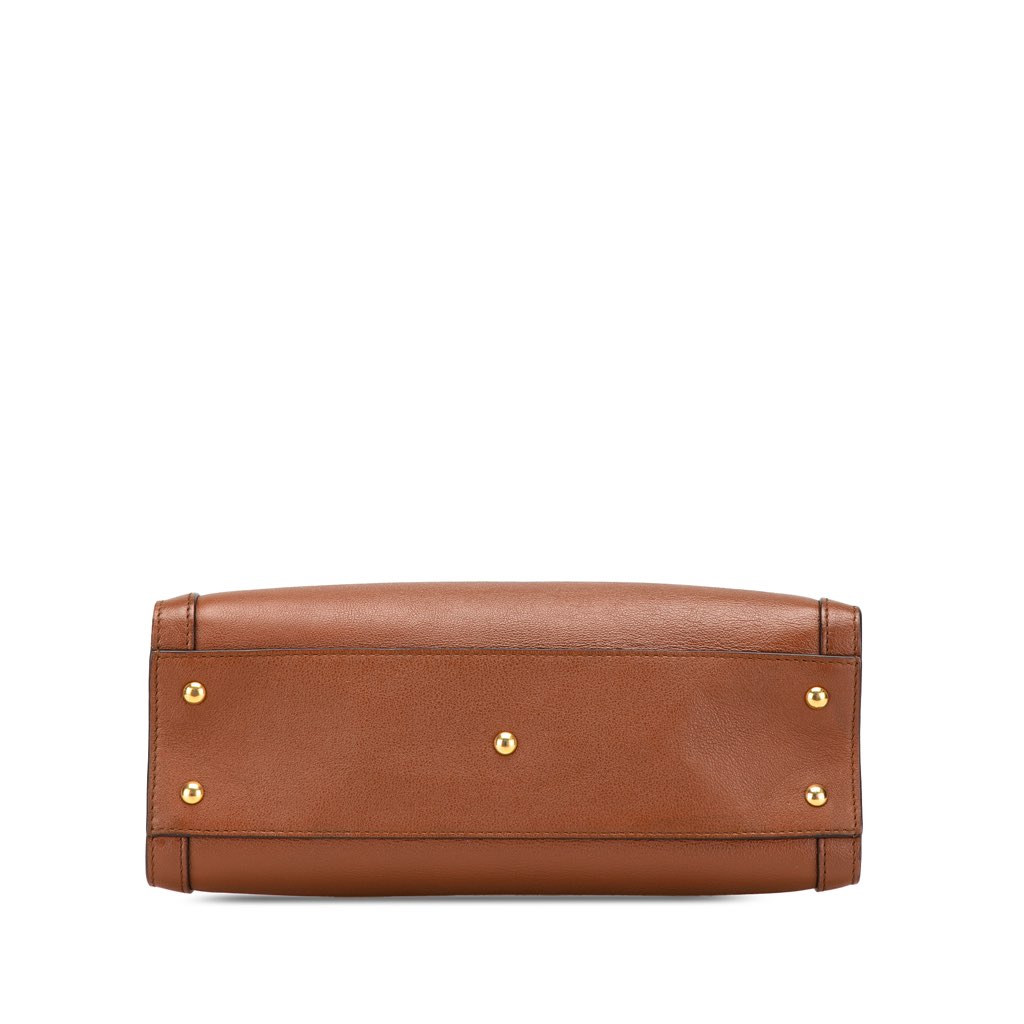 Gucci Small Leather Bamboo Diana Satchel - 3