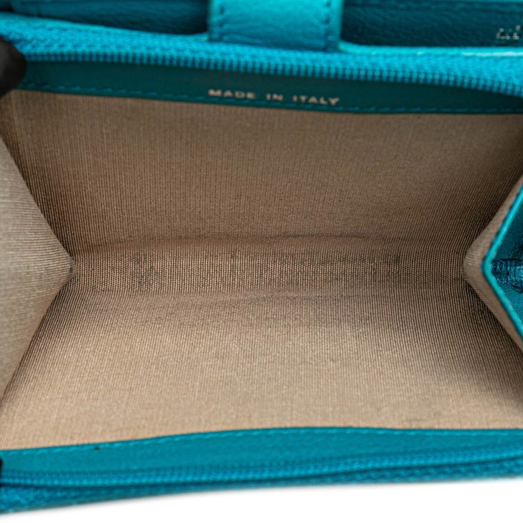 Chanel CC Camellia Calfskin Zip Around Small Wallet - 5