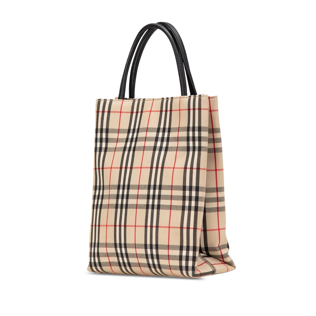 Burberry House Check Canvas Handbag - 2