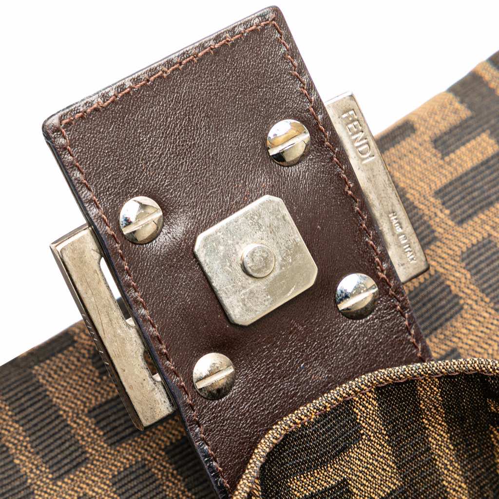 Fendi Zucca Canvas Shoulder Bag - Image 11