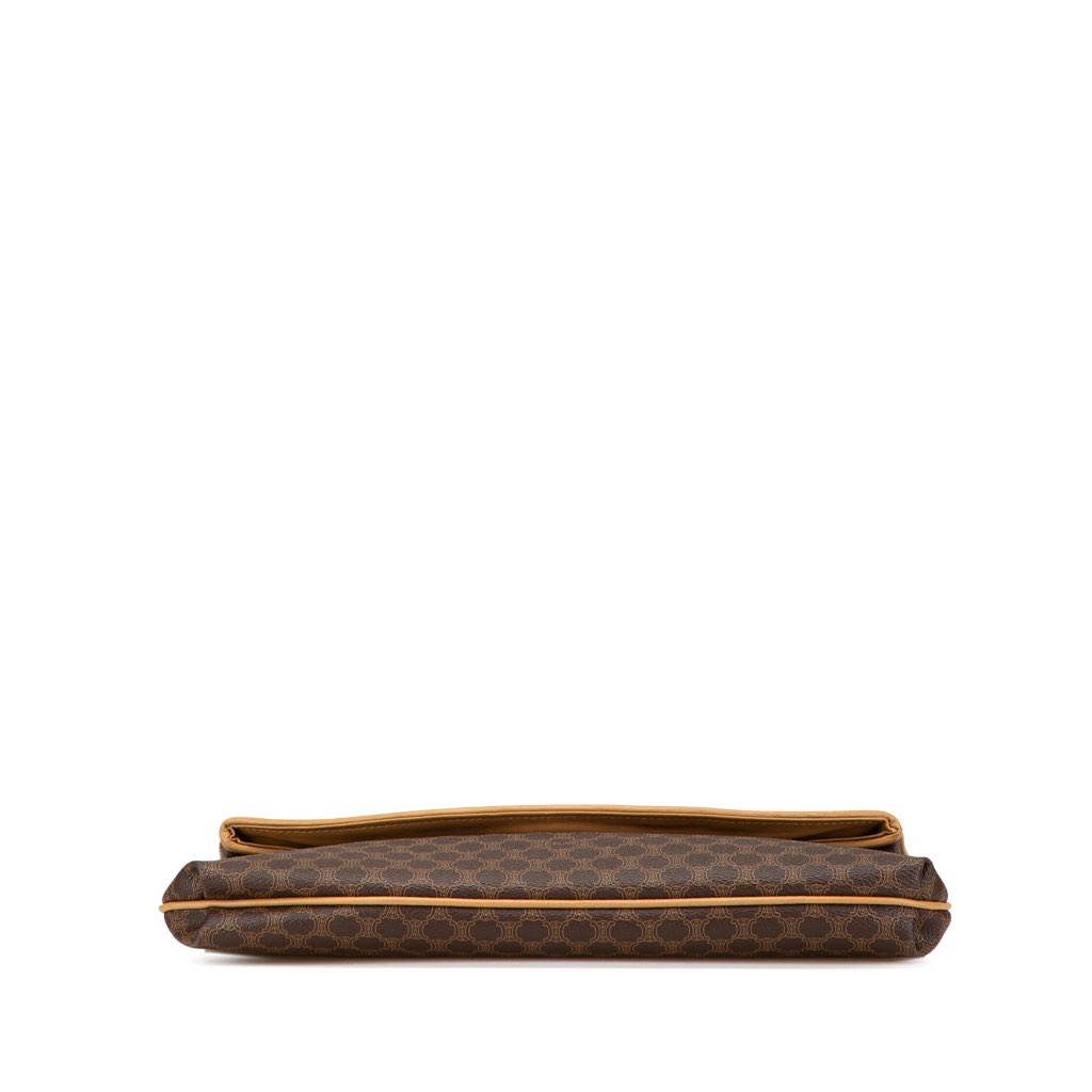 Celine Macadam Coated Canvas Clutch - 3