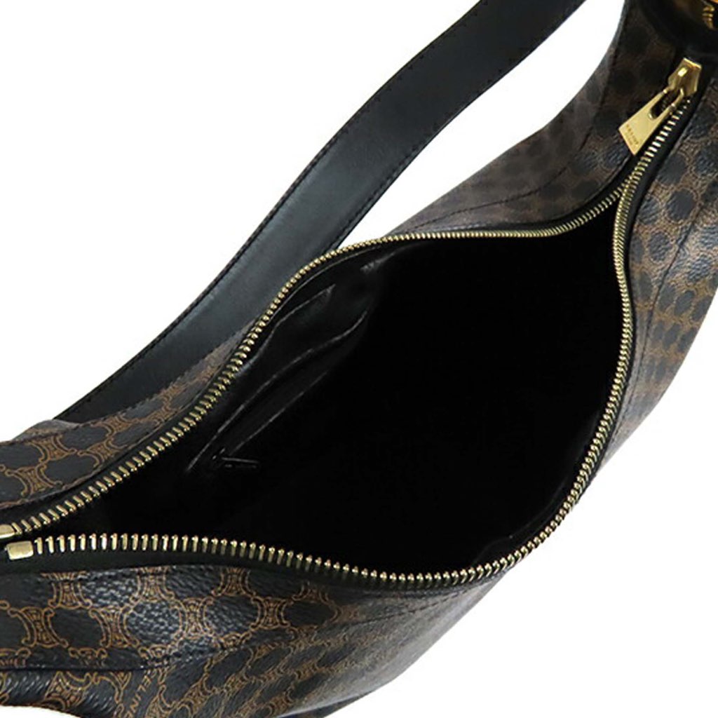 Celine Macadam Coated Canvas Shoulder Bag - 4