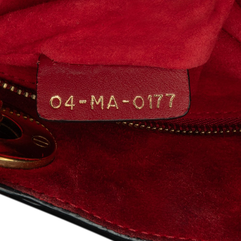 Dior Mini Lambskin Cannage Studded Supple Lady Dior - 5