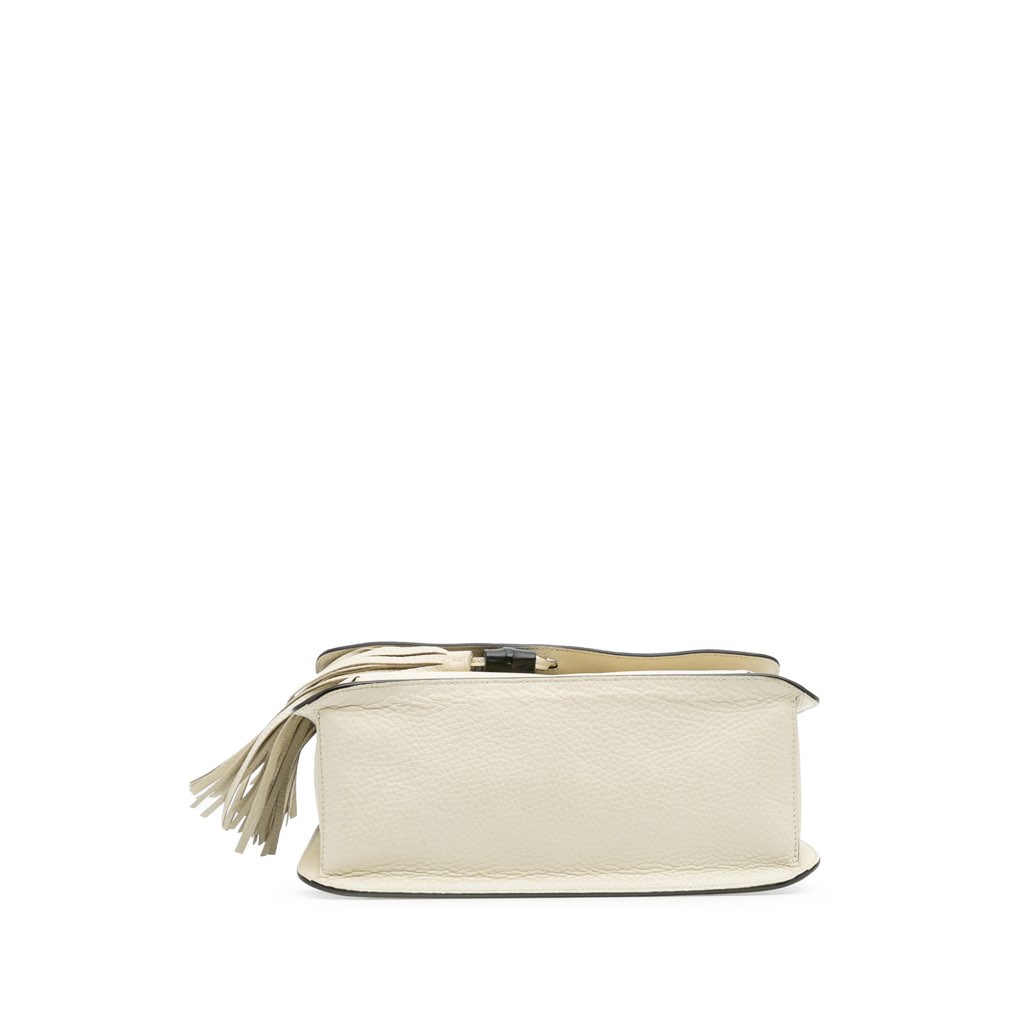 Gucci Medium Leather Bamboo Daily Crossbody - 3