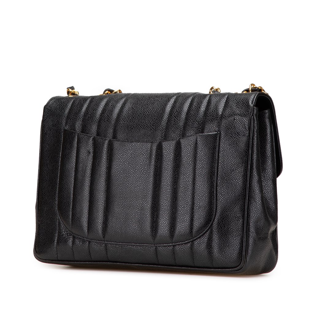 Chanel Jumbo XL Caviar Mademoiselle Flap - Back view