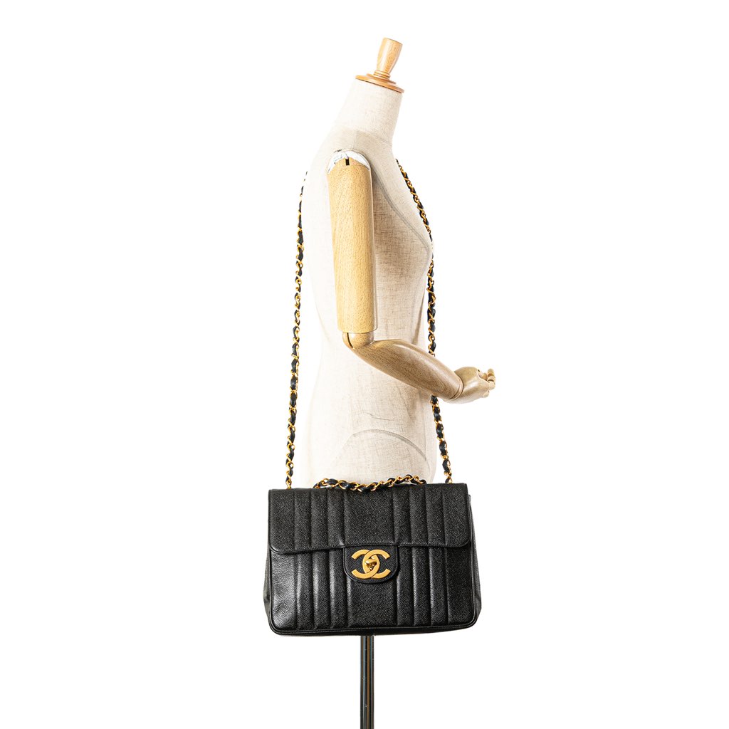 Chanel Jumbo XL Caviar Mademoiselle Flap - Image 14