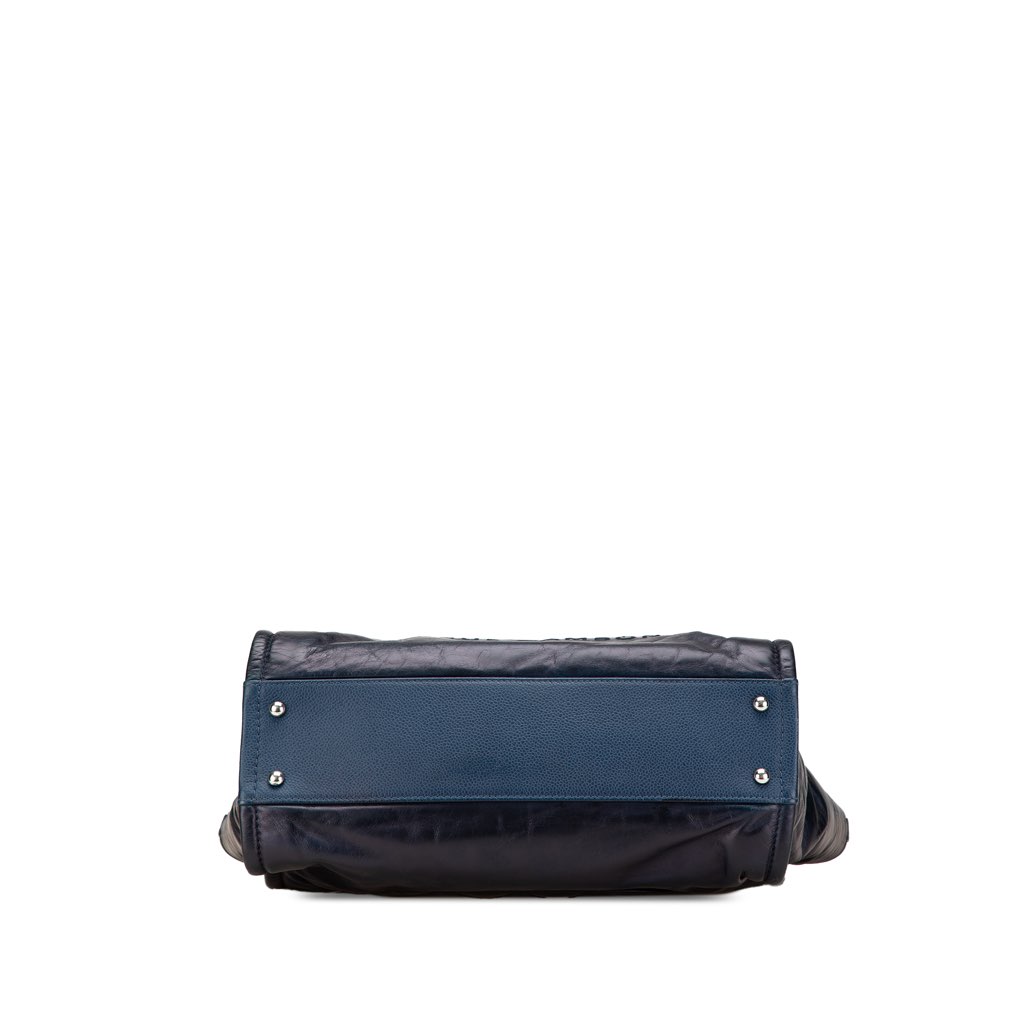 Chanel Small Glazed Calfskin and Caviar Deauville Tote - 3