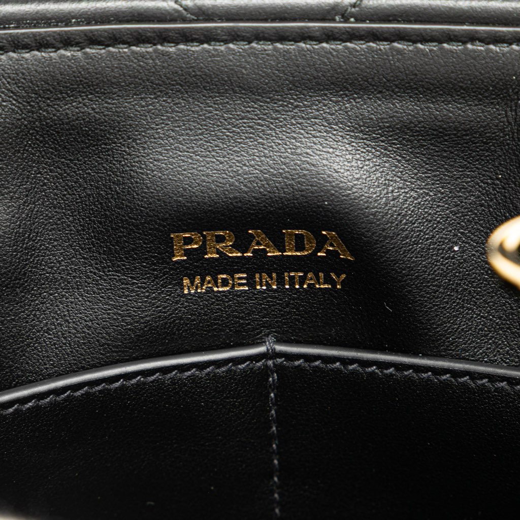 Prada Small Quilted Lambskin Satchel - 5