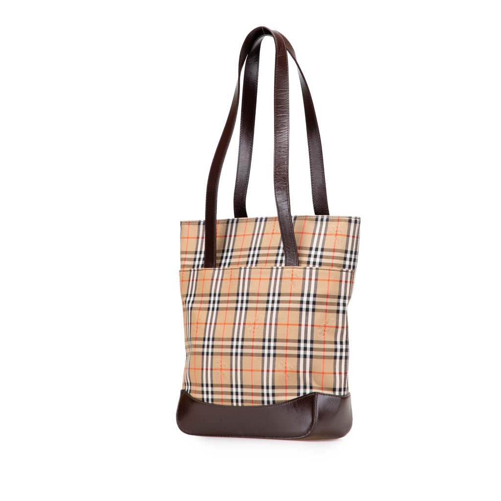 Burberry Haymarket Check Canvas Tote - 2
