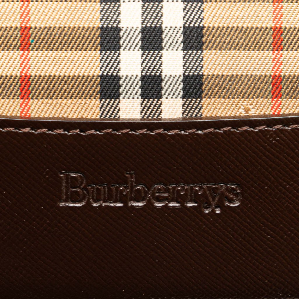 Burberry Haymarket Check Canvas Tote - 5