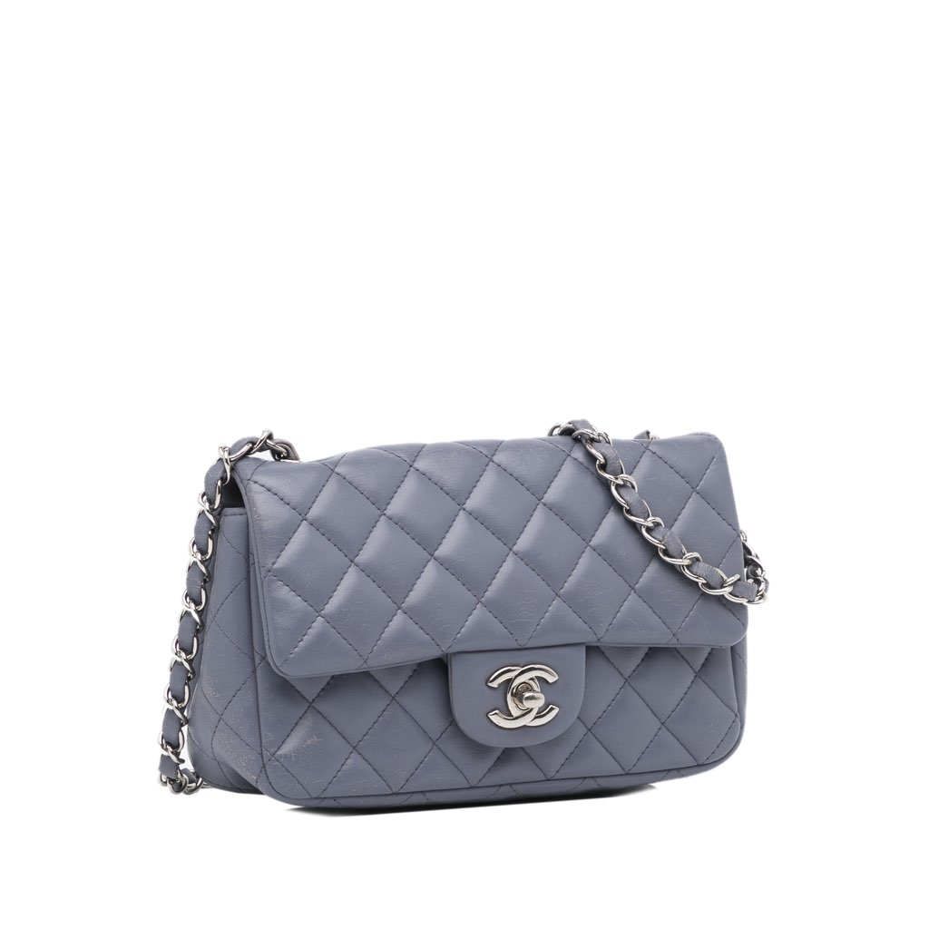 Chanel Mini Rectangular Classic Lambskin Single Flap - 2