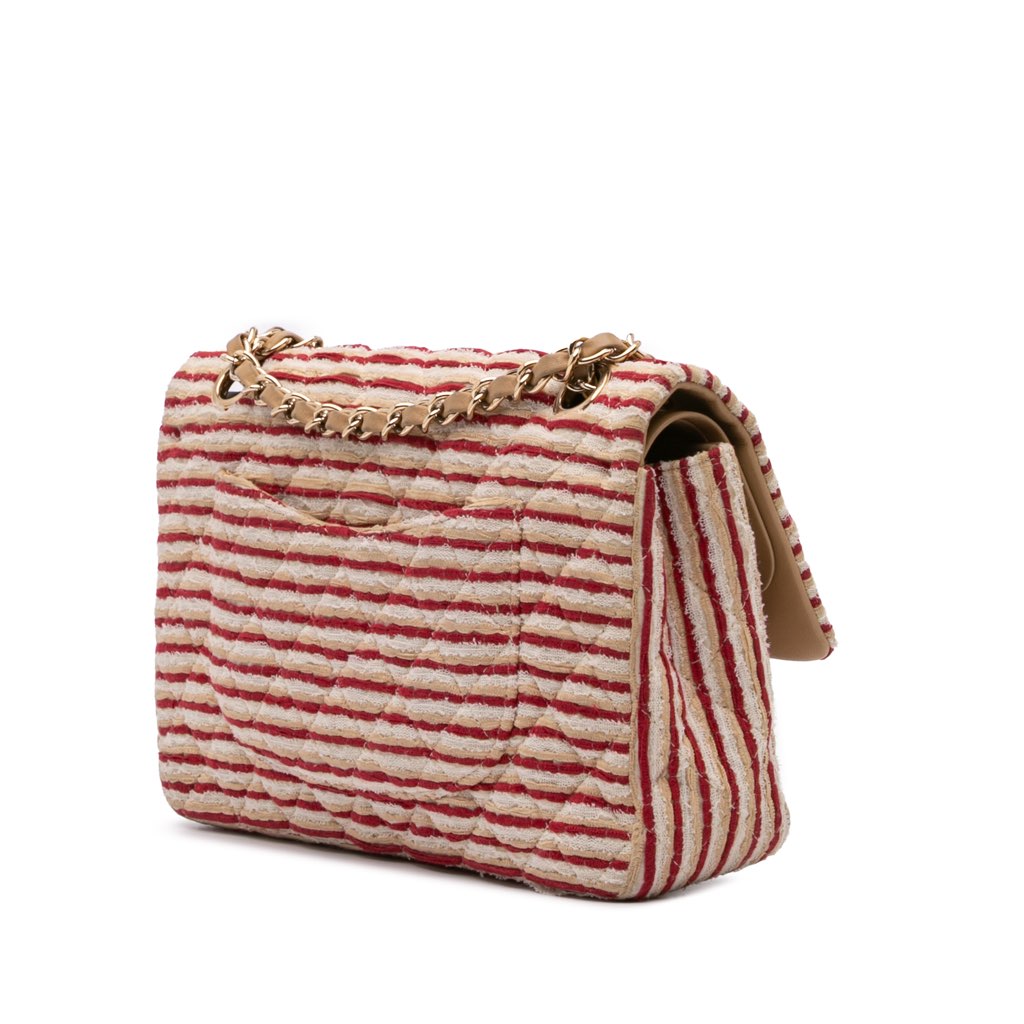 Chanel Medium Classic Jersey Coco Sailor Double Flap - 2