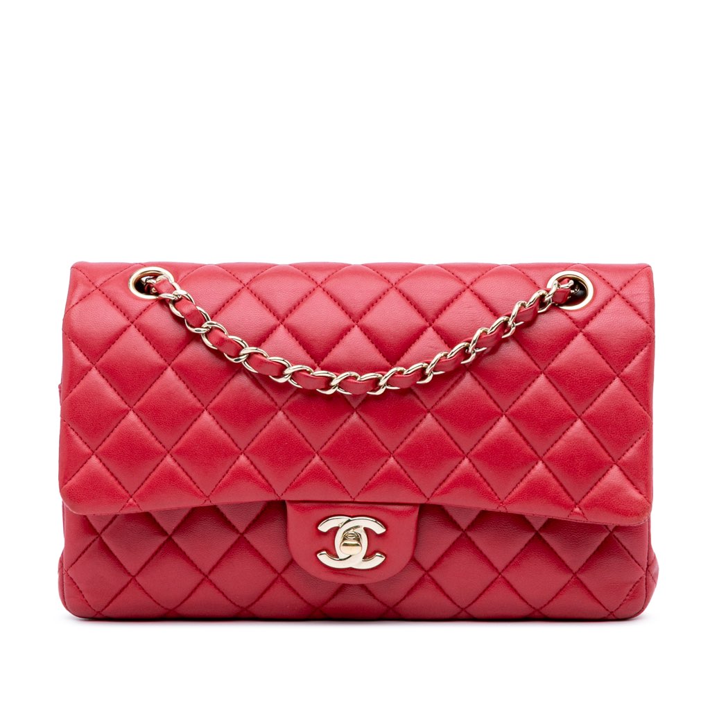 Chanel Medium Classic Lambskin Double Flap