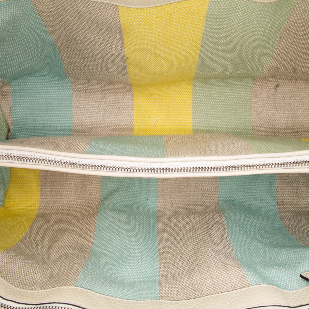 Gucci Medium Calfskin Bamboo Daily Shopper Satchel - 4