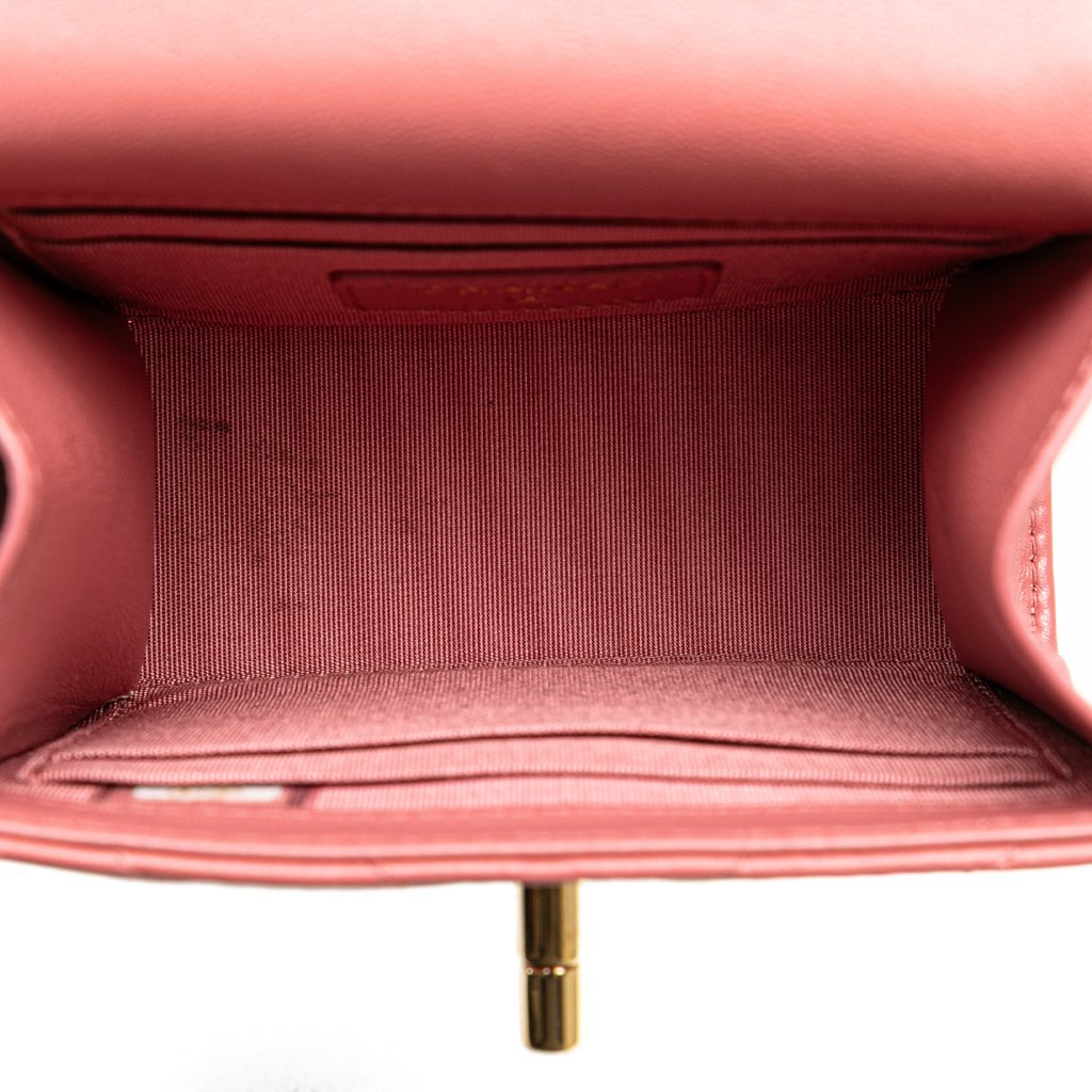 Chanel Mini Chevron Lambskin Trendy CC Chain Wallet - 4