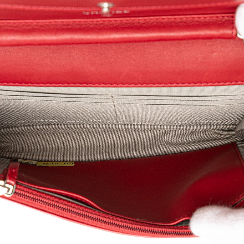 Chanel CC Calfskin Wallet On Chain - 4