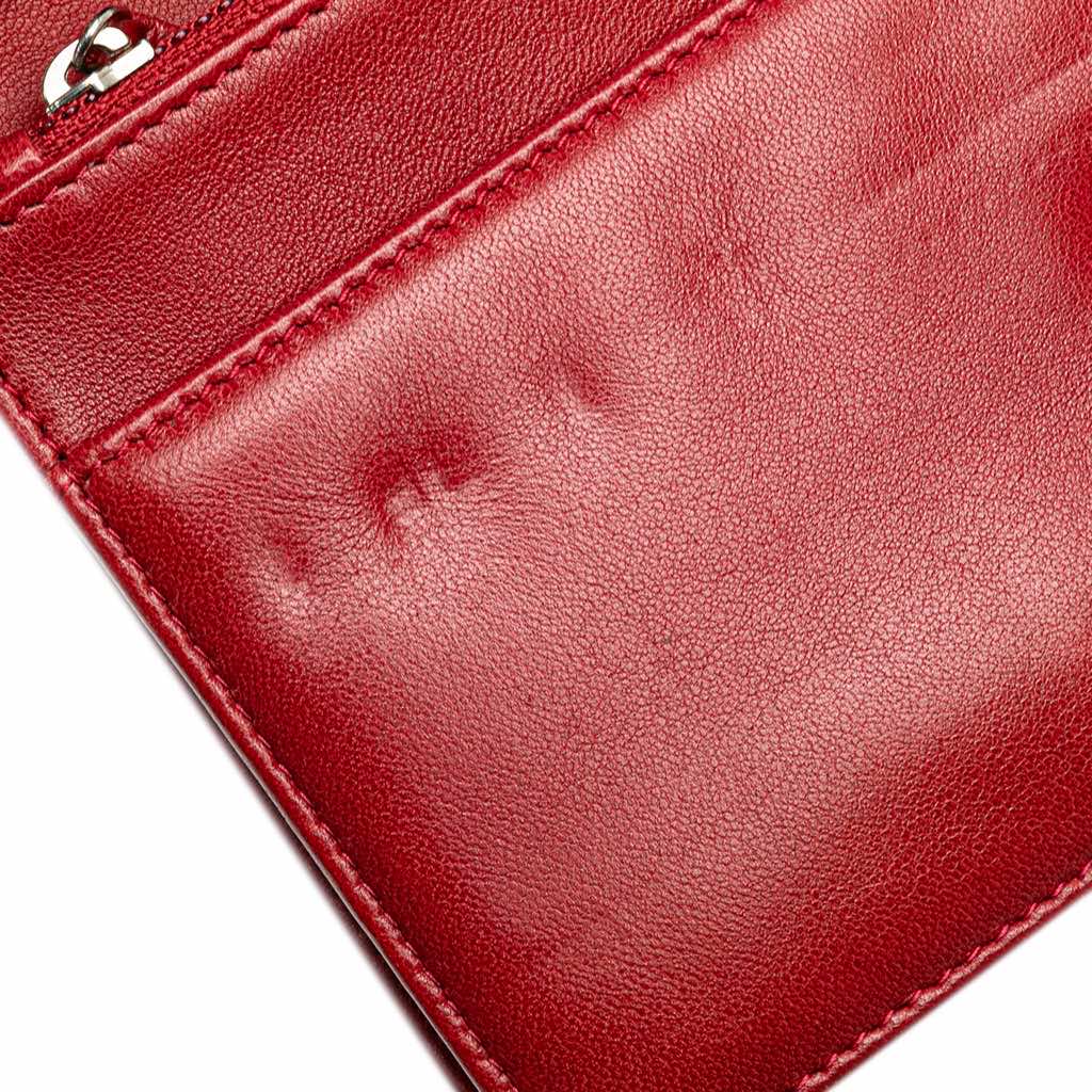 Chanel CC Calfskin Wallet On Chain - Image 12