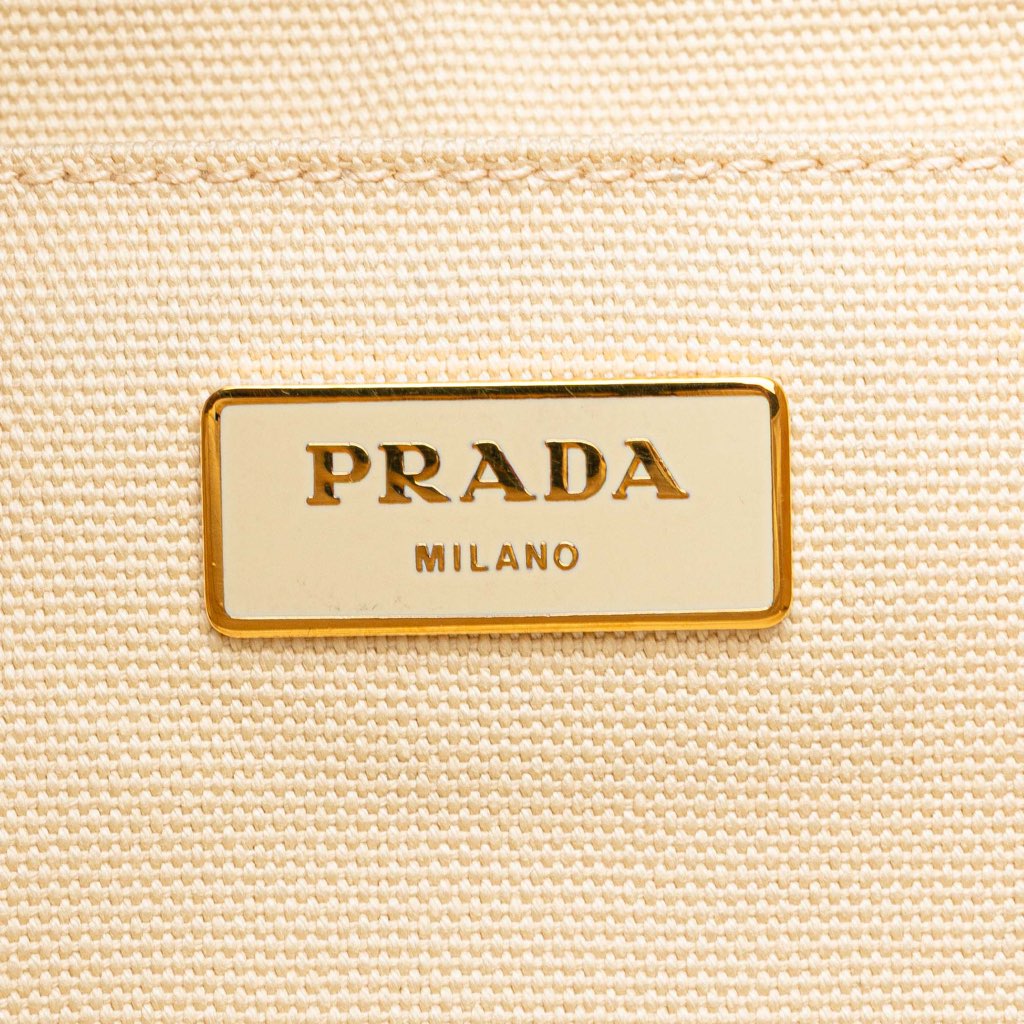 Prada Canvas Canapa Logo Satchel - 5
