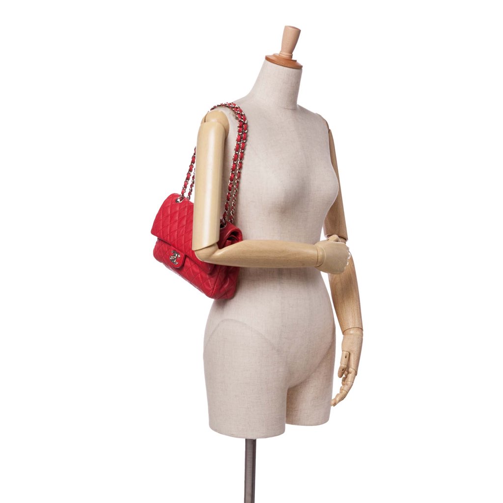 Chanel Medium Classic Caviar Double Flap - Image 13