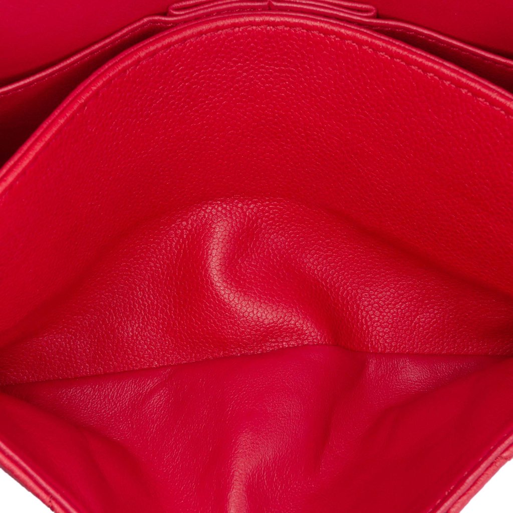 Chanel Medium Classic Caviar Double Flap - Side view