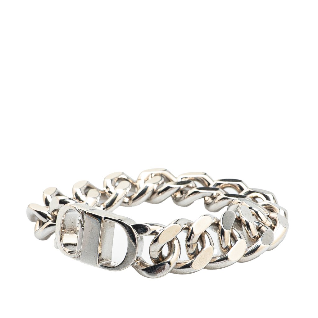 Dior Silver CD Logo Bracelet - 2