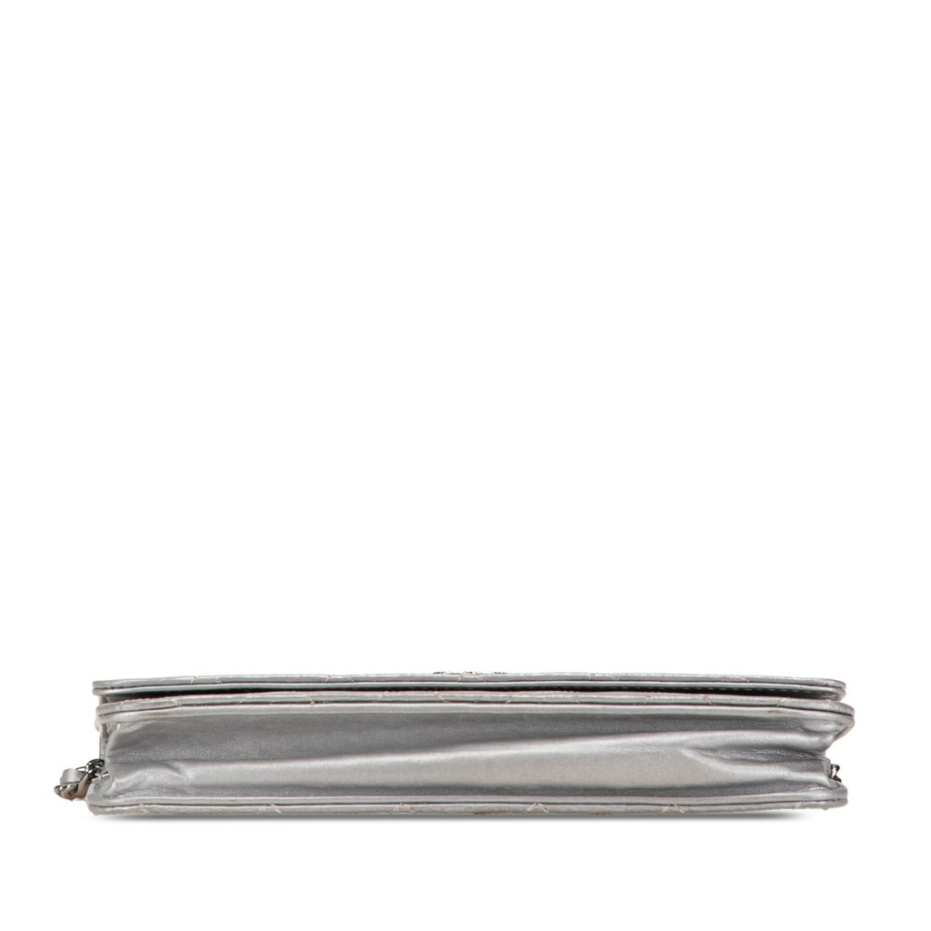 Chanel CC Quilted Aged Calfskin Wallet On Chain - 3