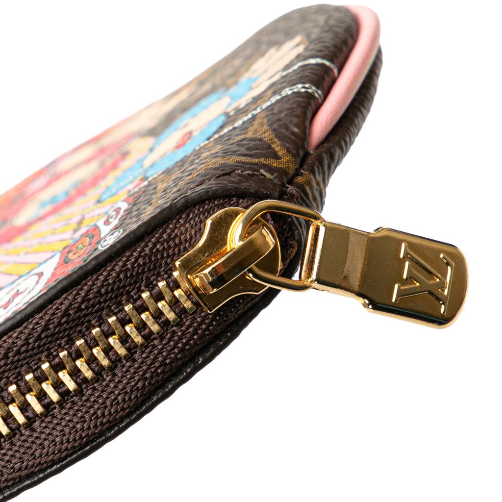 Louis Vuitton Monogram Vivienne Christmas Animation Swing Ride Round Coin Purse - Detail 2