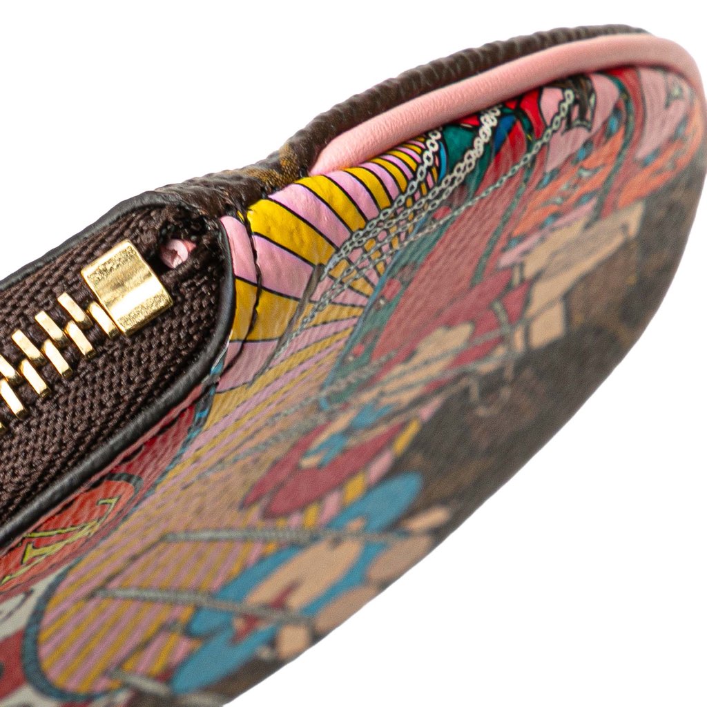 Louis Vuitton Monogram Vivienne Christmas Animation Swing Ride Round Coin Purse - Image 12