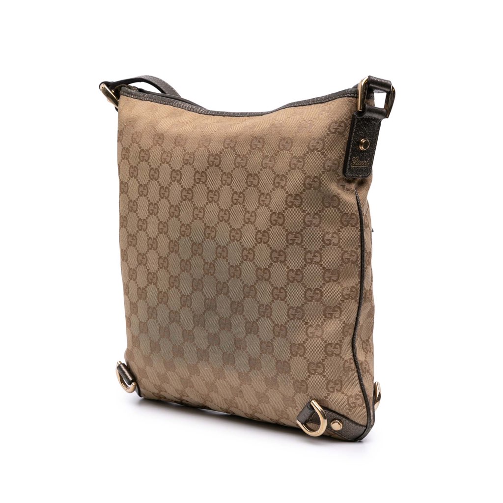 Gucci GG Canvas Abbey D Ring Crossbody - Back view