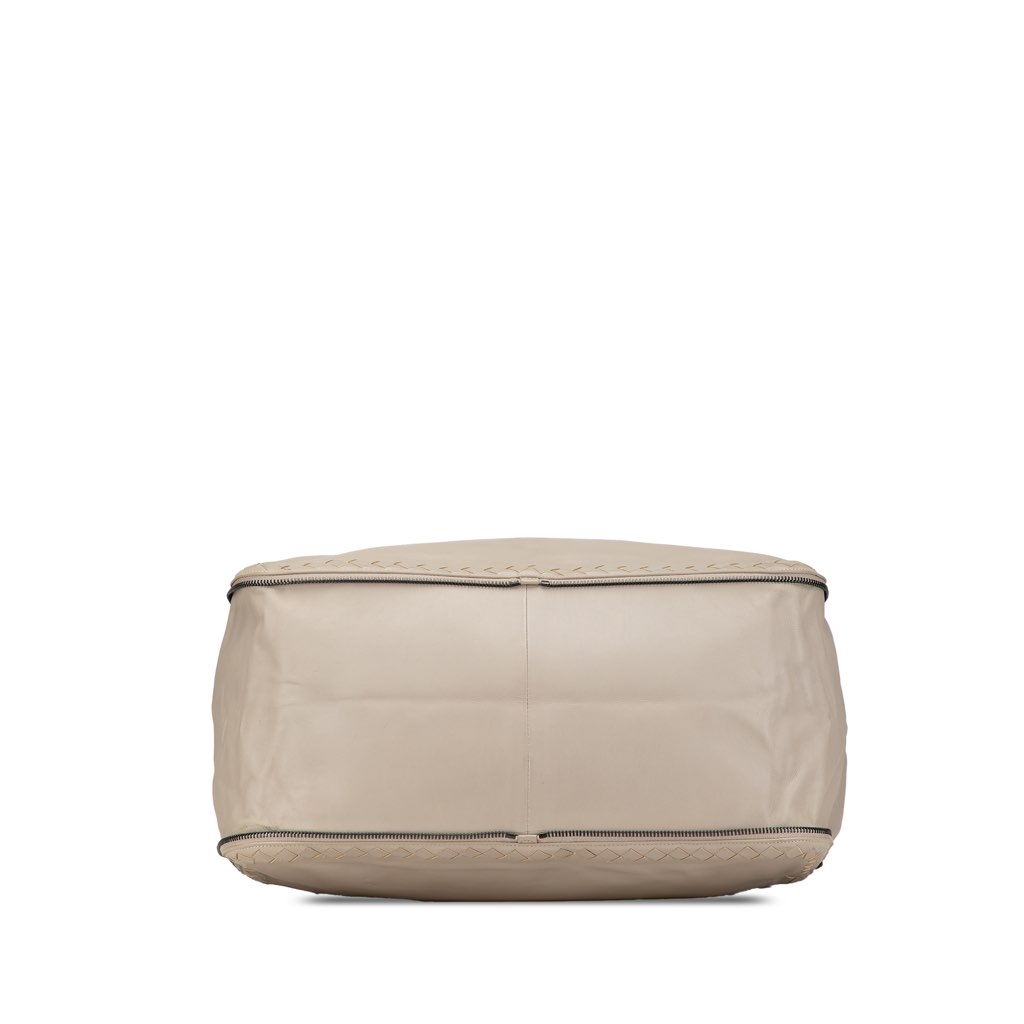 Bottega Veneta Leather Intrecciato Side Zip Tote - 3