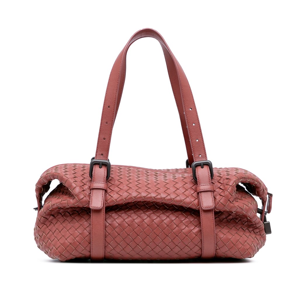 Bottega Veneta Nappa Intrecciato Montaigne Shoulder Bag