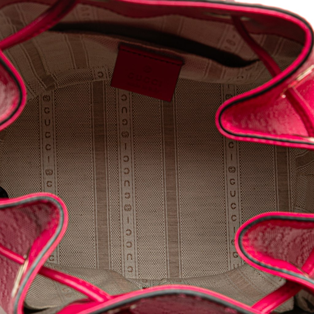 Gucci Diamante Leather Bright Bucket Bag - 4