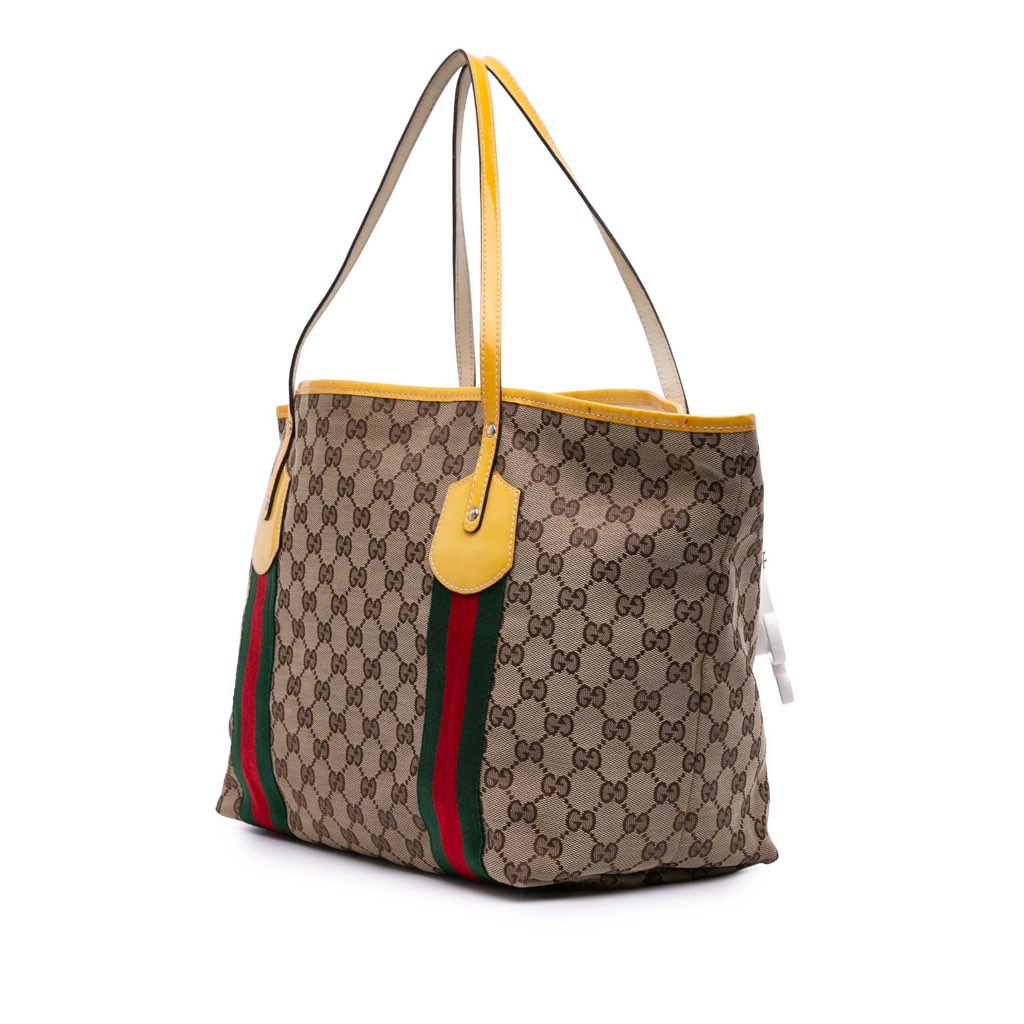 Gucci GG Canvas Web Jolie Tote - 2