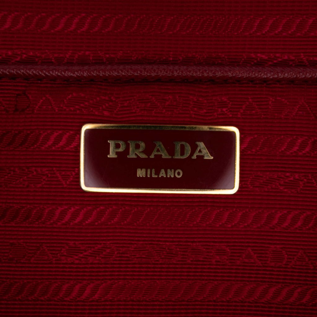 Prada Large Saffiano Lux Galleria Double Zip Satchel - 5