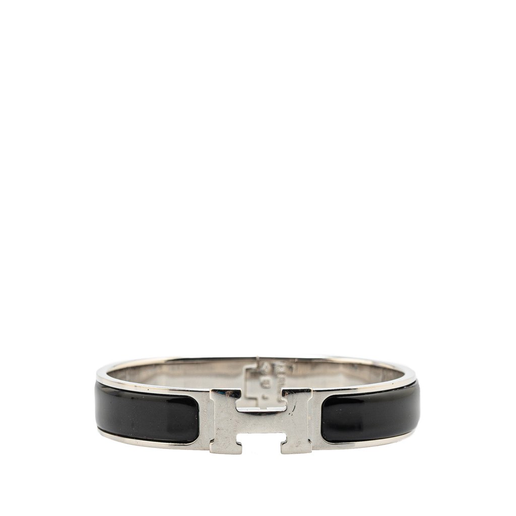 Hermès Narrow Enamel Clic Clac H Bracelet PM