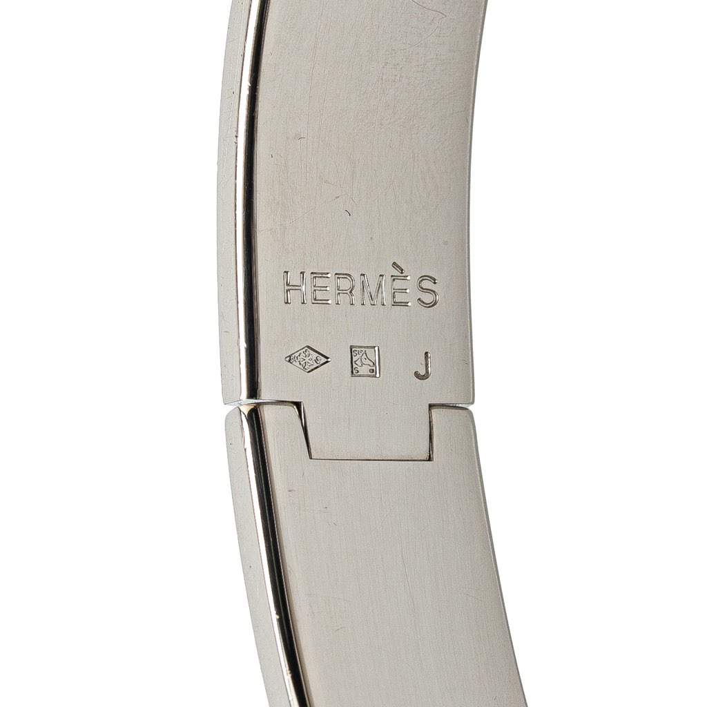 Hermès Narrow Enamel Clic Clac H Bracelet PM - 4