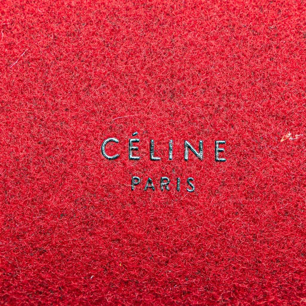 Celine Mini Felt and Calfskin Belt Satchel - 5