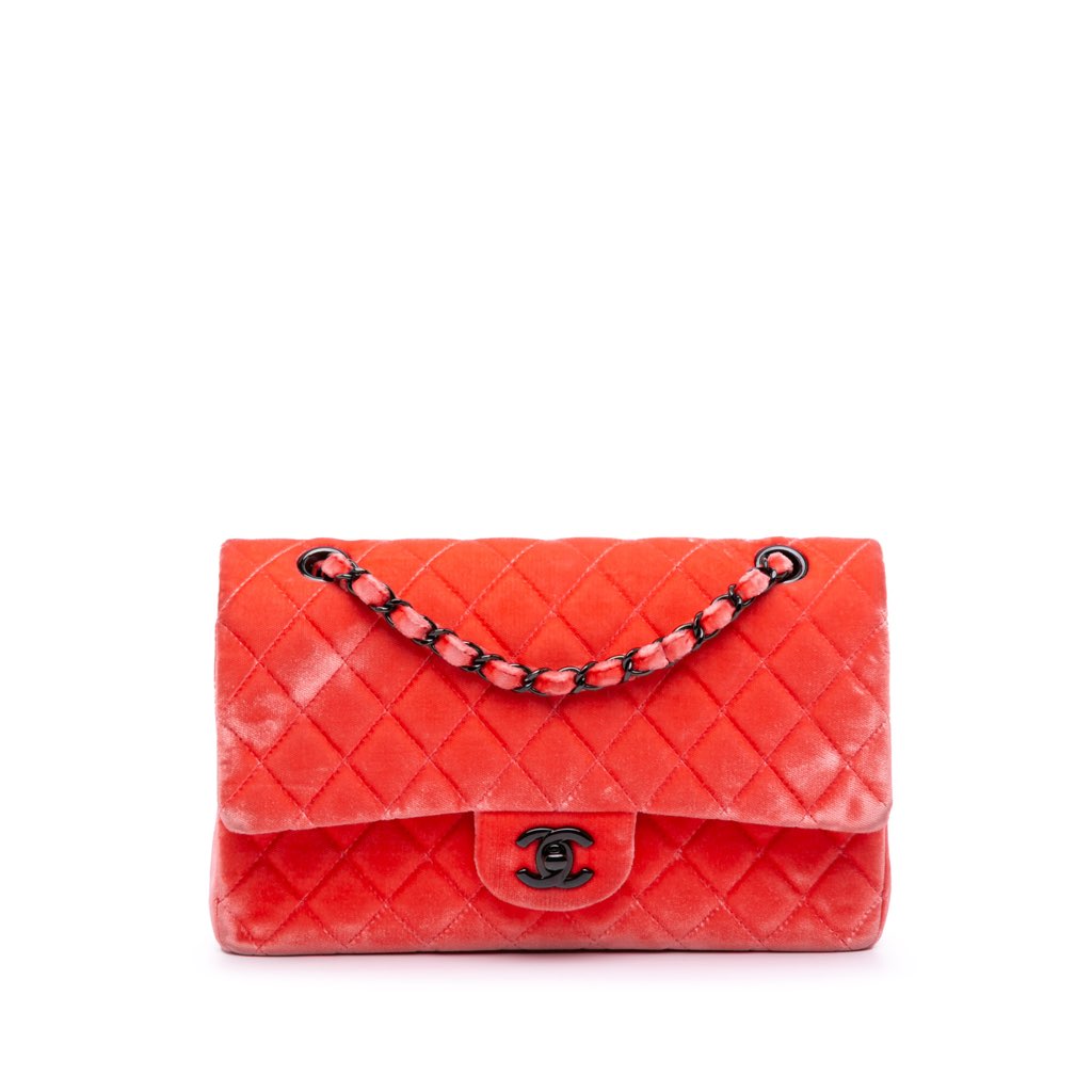 Chanel Medium Classic Velvet Double Flap