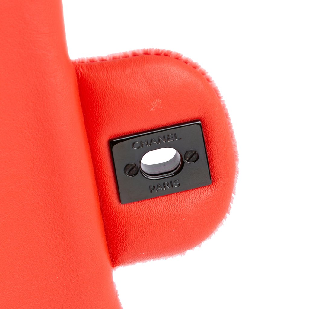 Chanel Medium Classic Velvet Double Flap - Detail 2