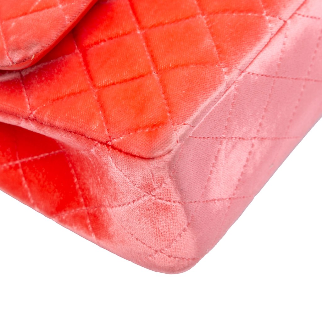 Chanel Medium Classic Velvet Double Flap - Image 12