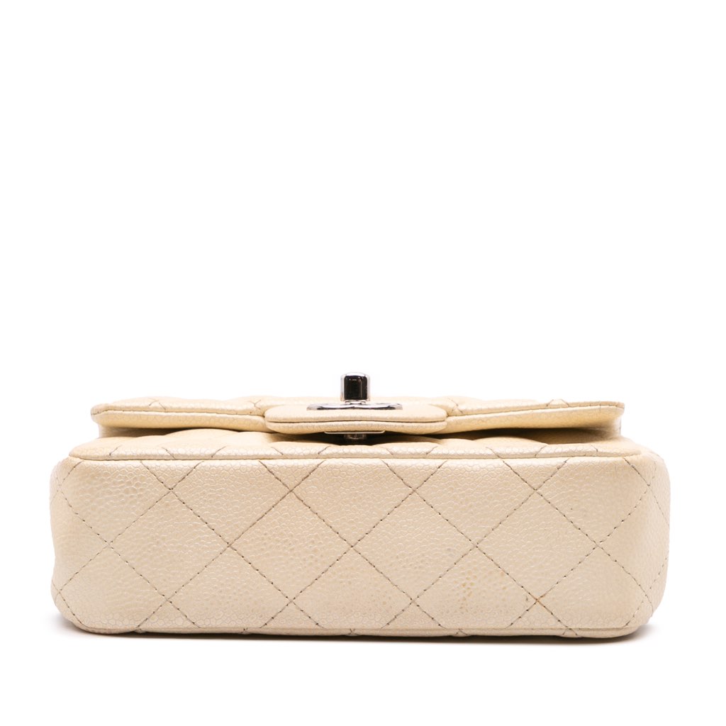 Chanel Extra Mini Rectangular Classic Caviar Single Flap - 3