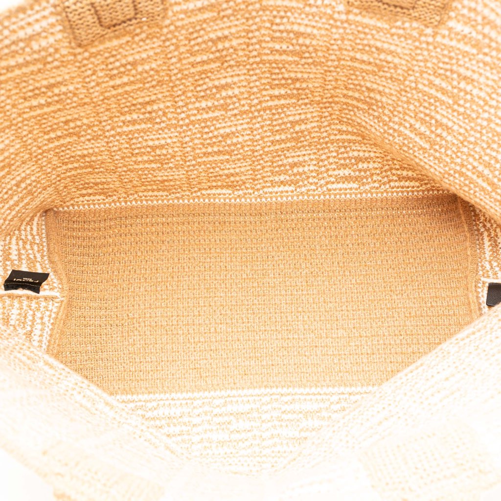 Fendi Large Zucca Cashmere Shopper Tote - 4