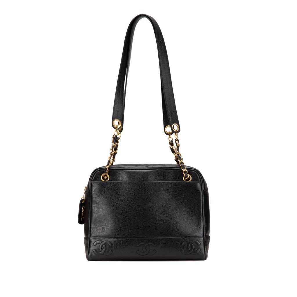 Chanel Triple CC Caviar Shoulder Bag