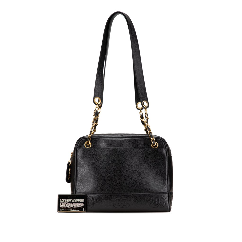 Chanel Triple CC Caviar Shoulder Bag - Image 16