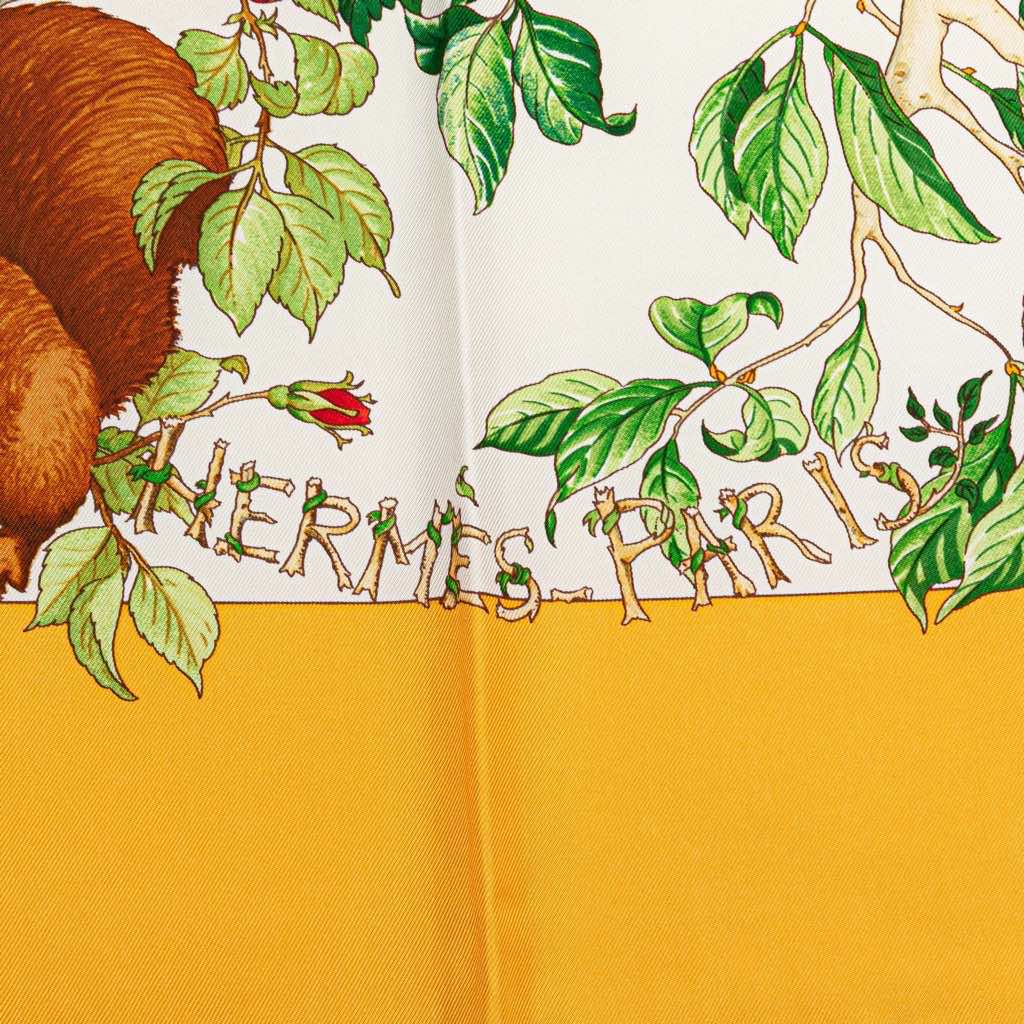 Hermès Au Coeur des Bois Silk Scarf - 5