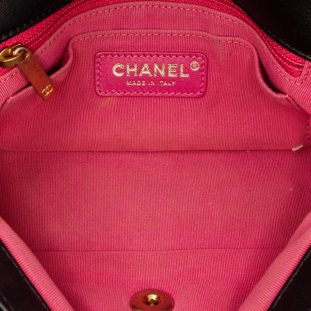 Chanel Mini Rectangular Lambskin Pearl Samba Single Flap - 4