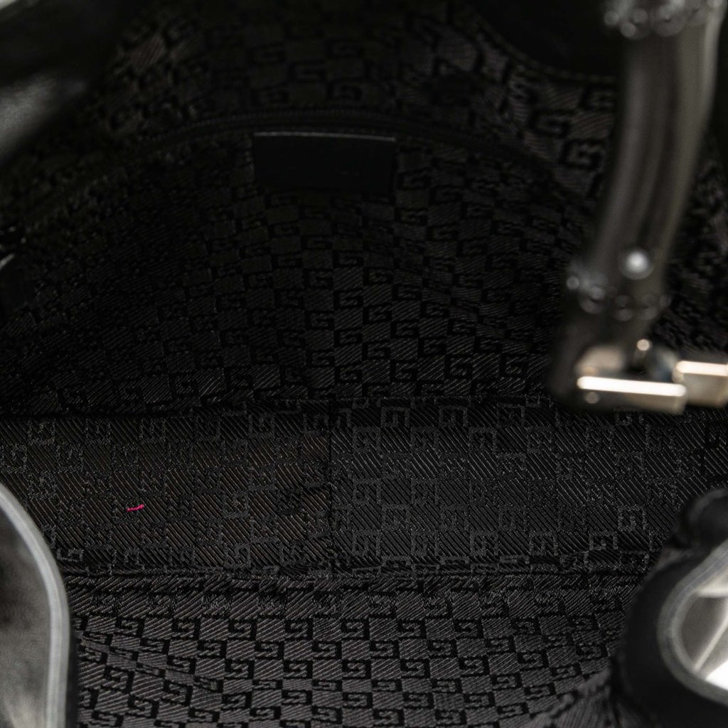 Gucci Leather Bamboo Satchel - 4