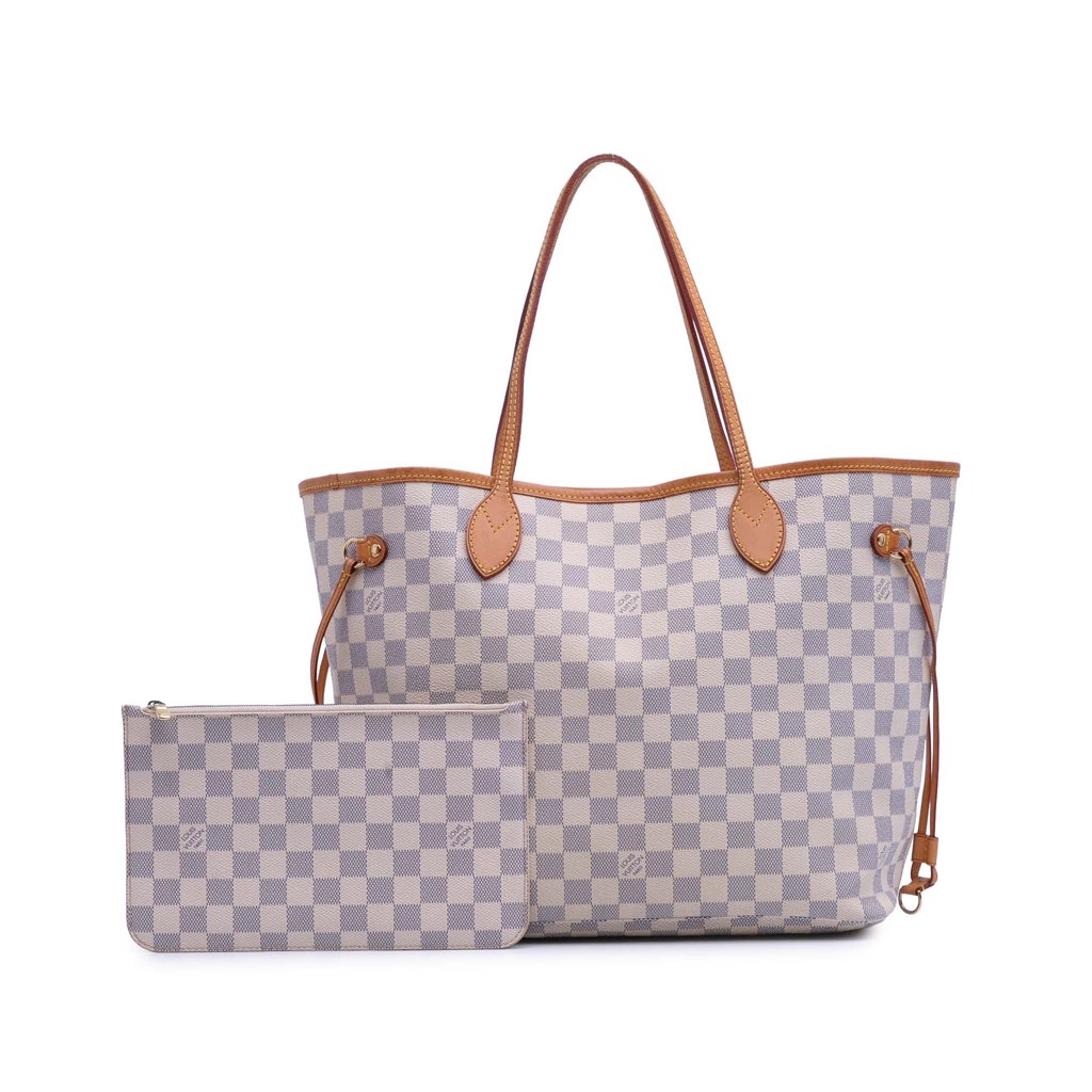 Louis Vuitton Damier Azur Neverfull MM - Image 14
